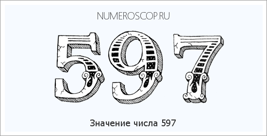 Расшифровка значения числа 0597 по цифрам в нумерологии