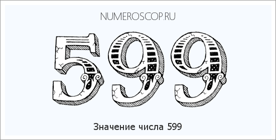 Расшифровка значения числа 0599 по цифрам в нумерологии