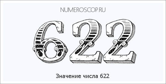 Значение числа 0622 Расшифровка значения числа 0622 по цифрам в нумерологии