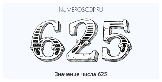 Расшифровка значения числа 0625 по цифрам в нумерологии