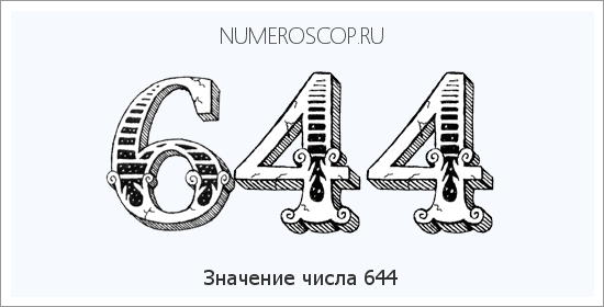 Расшифровка значения числа 0644 по цифрам в нумерологии