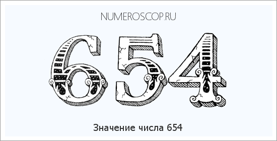 Расшифровка значения числа 0654 по цифрам в нумерологии