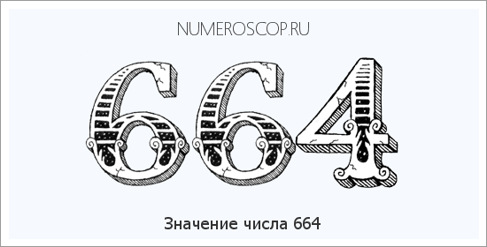Расшифровка значения числа 0664 по цифрам в нумерологии