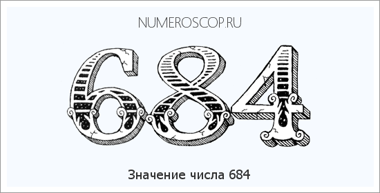 Расшифровка значения числа 0684 по цифрам в нумерологии