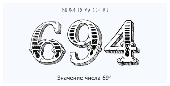 Значение числа 0694 Расшифровка значения числа 0694 по цифрам в нумерологии