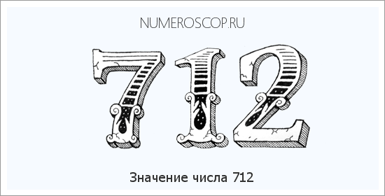 Расшифровка значения числа 0712 по цифрам в нумерологии
