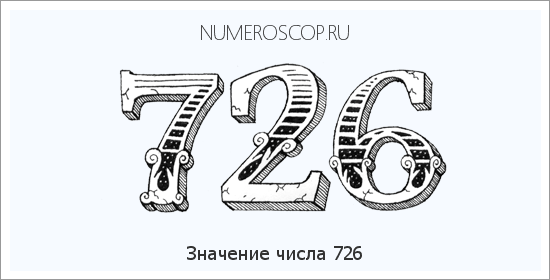 Расшифровка значения числа 0726 по цифрам в нумерологии