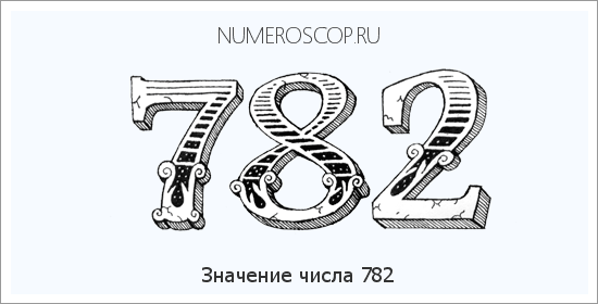 Расшифровка значения числа 0782 по цифрам в нумерологии
