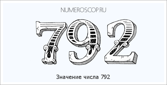 Расшифровка значения числа 0792 по цифрам в нумерологии