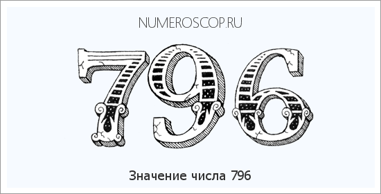 Расшифровка значения числа 0796 по цифрам в нумерологии