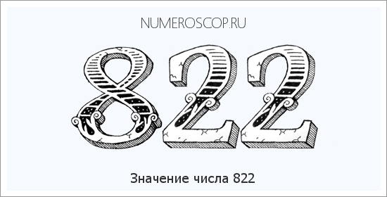 Значение числа 0822 Расшифровка значения числа 0822 по цифрам в нумерологии