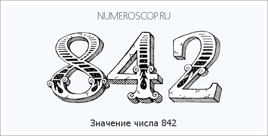 Значение числа 0842 Расшифровка значения числа 0842 по цифрам в нумерологии