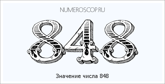 Расшифровка значения числа 0848 по цифрам в нумерологии