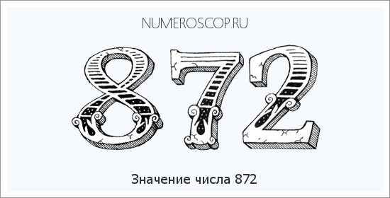 Расшифровка значения числа 0872 по цифрам в нумерологии