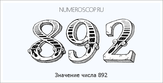 Расшифровка значения числа 0892 по цифрам в нумерологии