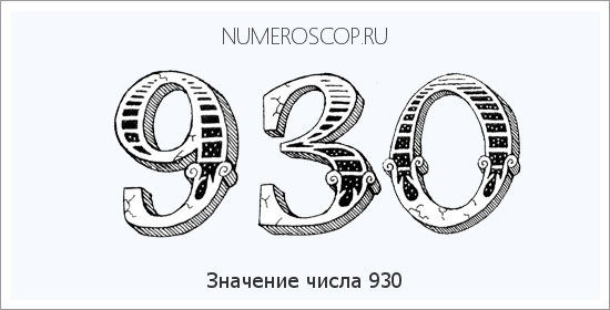 Расшифровка значения числа 0930 по цифрам в нумерологии