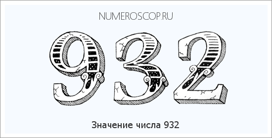 Расшифровка значения числа 0932 по цифрам в нумерологии