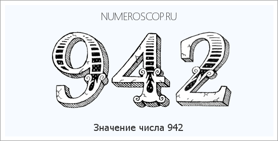 Расшифровка значения числа 0942 по цифрам в нумерологии