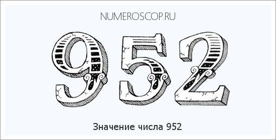 Расшифровка значения числа 0952 по цифрам в нумерологии