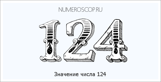 Расшифровка значения числа 124 по цифрам в нумерологии