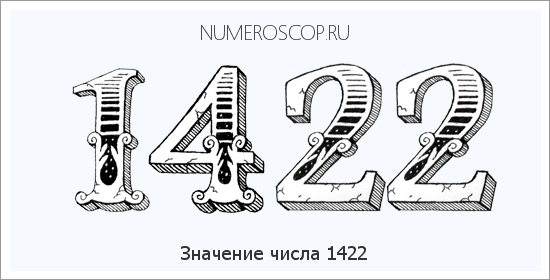 Расшифровка значения числа 1422 по цифрам в нумерологии