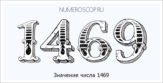 Расшифровка значения числа 1469 по цифрам в нумерологии