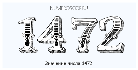 Расшифровка значения числа 1472 по цифрам в нумерологии