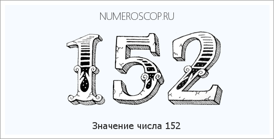 Расшифровка значения числа 152 по цифрам в нумерологии