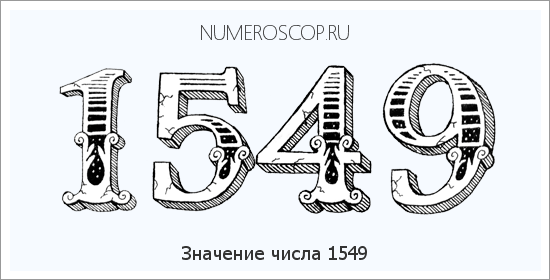 Расшифровка значения числа 1549 по цифрам в нумерологии