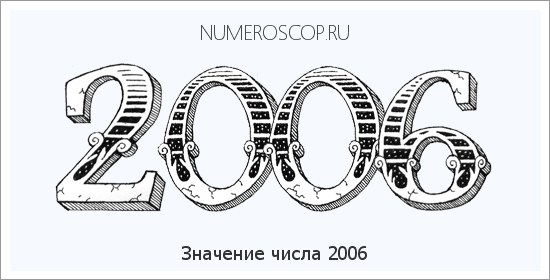Расшифровка значения числа 2006 по цифрам в нумерологии