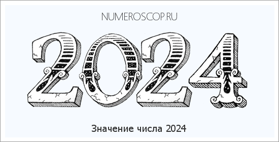 Расшифровка значения числа 2024 по цифрам в нумерологии