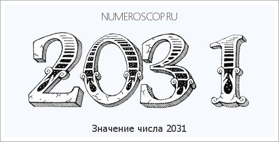 Расшифровка значения числа 2031 по цифрам в нумерологии