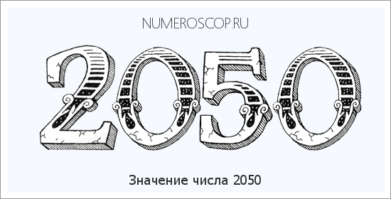 Расшифровка значения числа 2050 по цифрам в нумерологии