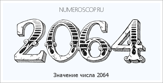 Расшифровка значения числа 2064 по цифрам в нумерологии