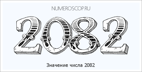 Расшифровка значения числа 2082 по цифрам в нумерологии