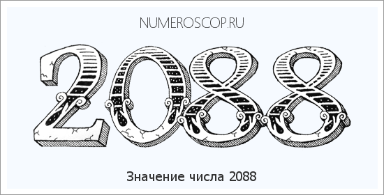 Расшифровка значения числа 2088 по цифрам в нумерологии