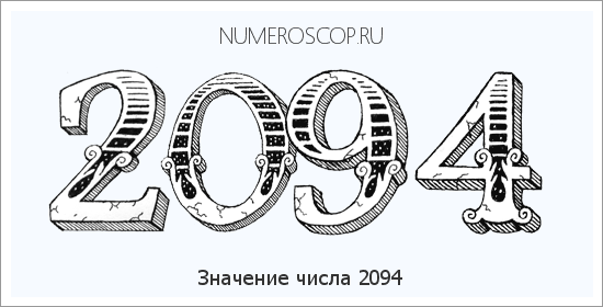 Расшифровка значения числа 2094 по цифрам в нумерологии