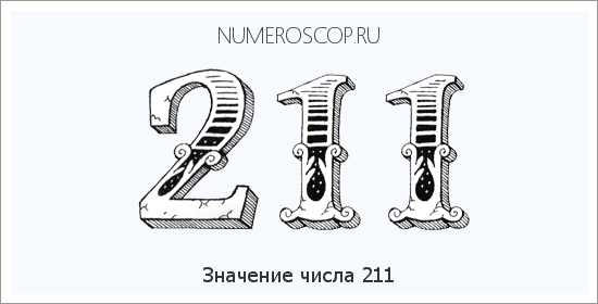 Расшифровка значения числа 211 по цифрам в нумерологии
