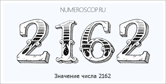 Расшифровка значения числа 2162 по цифрам в нумерологии