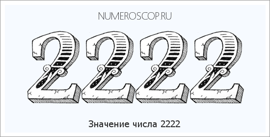 Расшифровка значения числа 22222 по цифрам в нумерологии