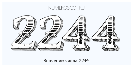Расшифровка значения числа 2244 по цифрам в нумерологии