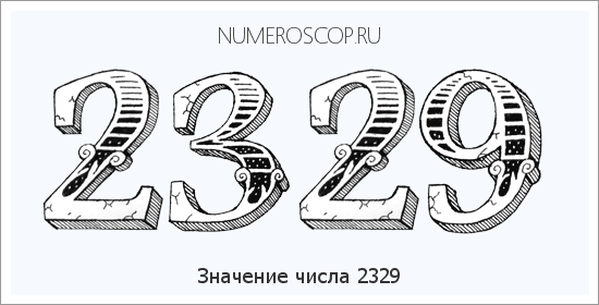 Расшифровка значения числа 2329 по цифрам в нумерологии