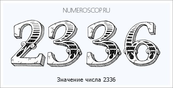 Расшифровка значения числа 2336 по цифрам в нумерологии