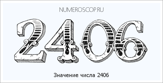 Расшифровка значения числа 2406 по цифрам в нумерологии