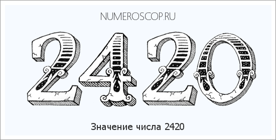 Расшифровка значения числа 2420 по цифрам в нумерологии