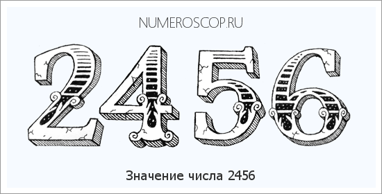 Расшифровка значения числа 2456 по цифрам в нумерологии