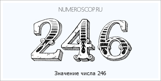 Расшифровка значения числа 246 по цифрам в нумерологии