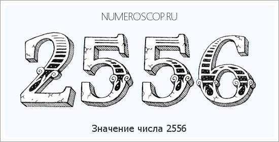 Расшифровка значения числа 2556 по цифрам в нумерологии