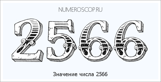 Расшифровка значения числа 2566 по цифрам в нумерологии