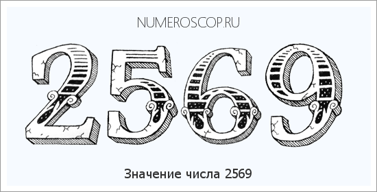 Расшифровка значения числа 2569 по цифрам в нумерологии